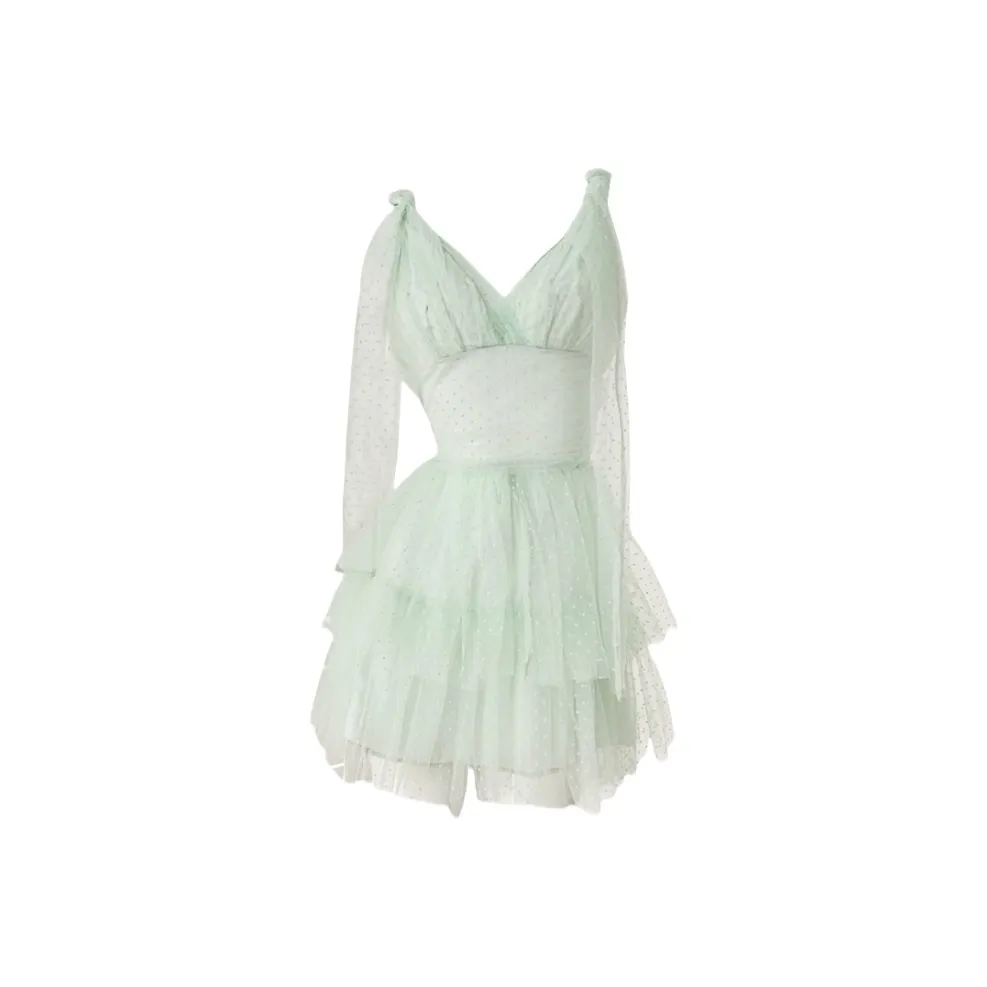 YGPRW Sleeveless Dress Women's Light Green