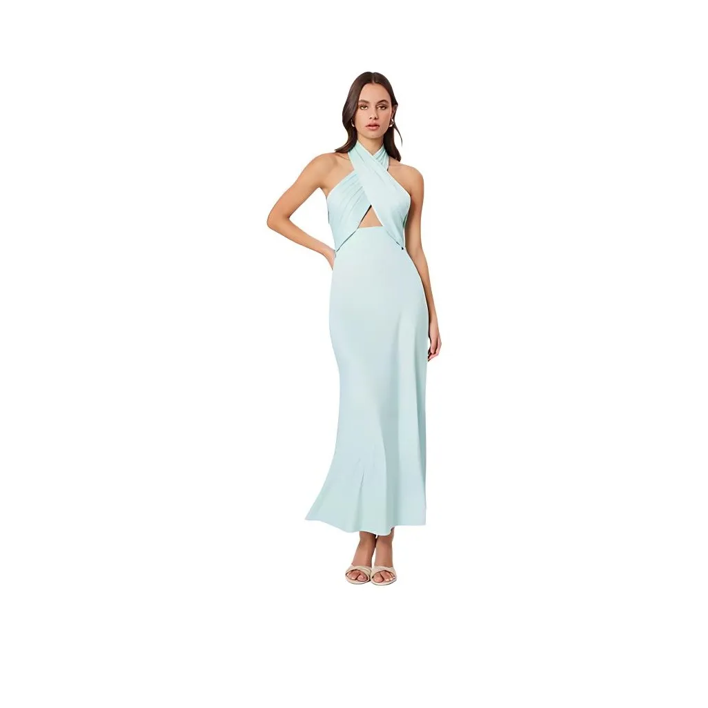 ELLIATTCOLLECTIVE Без рукавов Платье Женское Бирюзовый