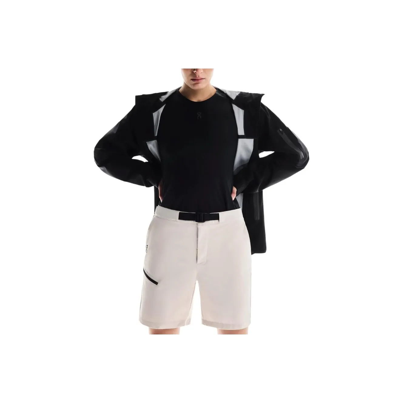 On Trek Повседневные шорты Женские Серебряные