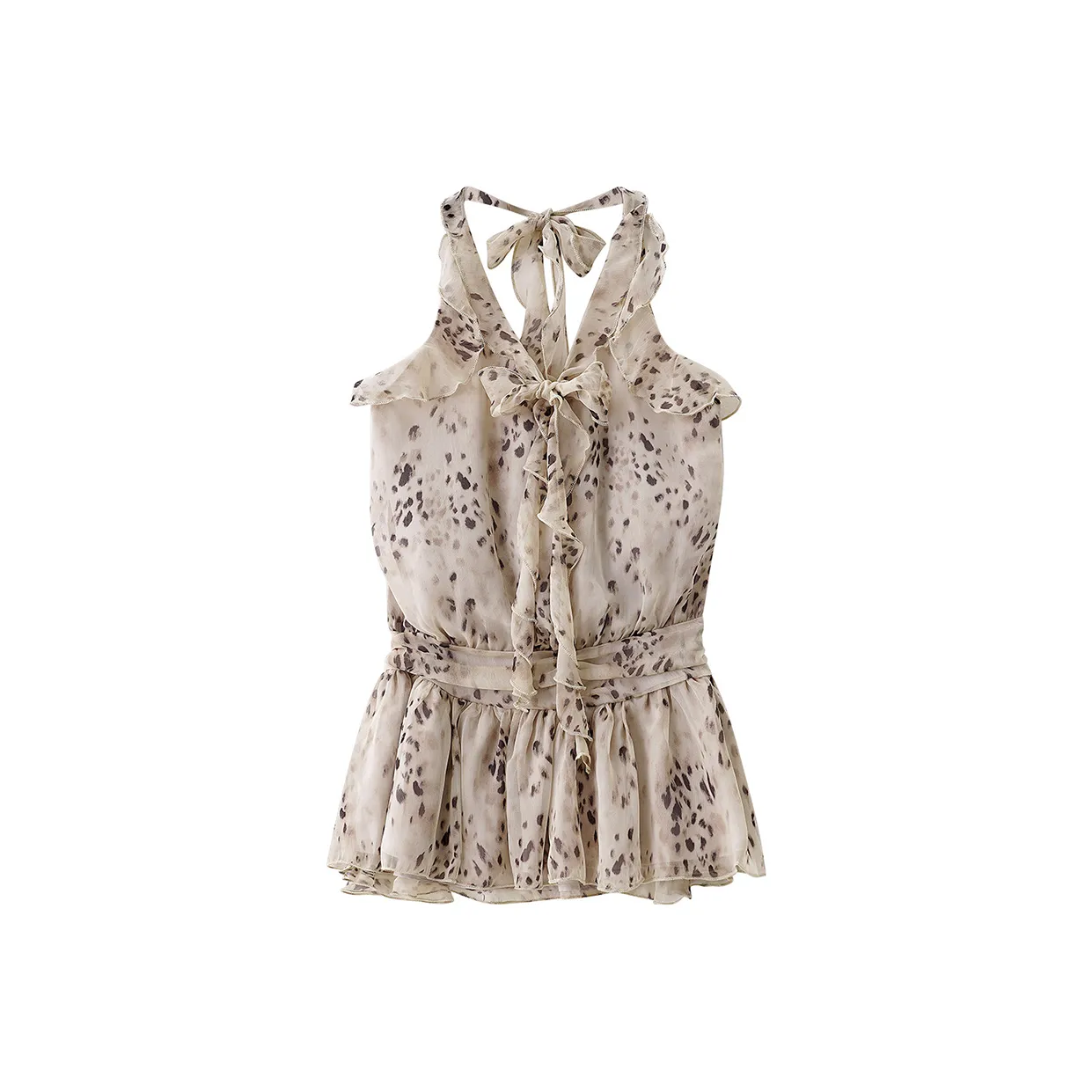 RTNH Лето Slip Платье Женские Леопардовый принт