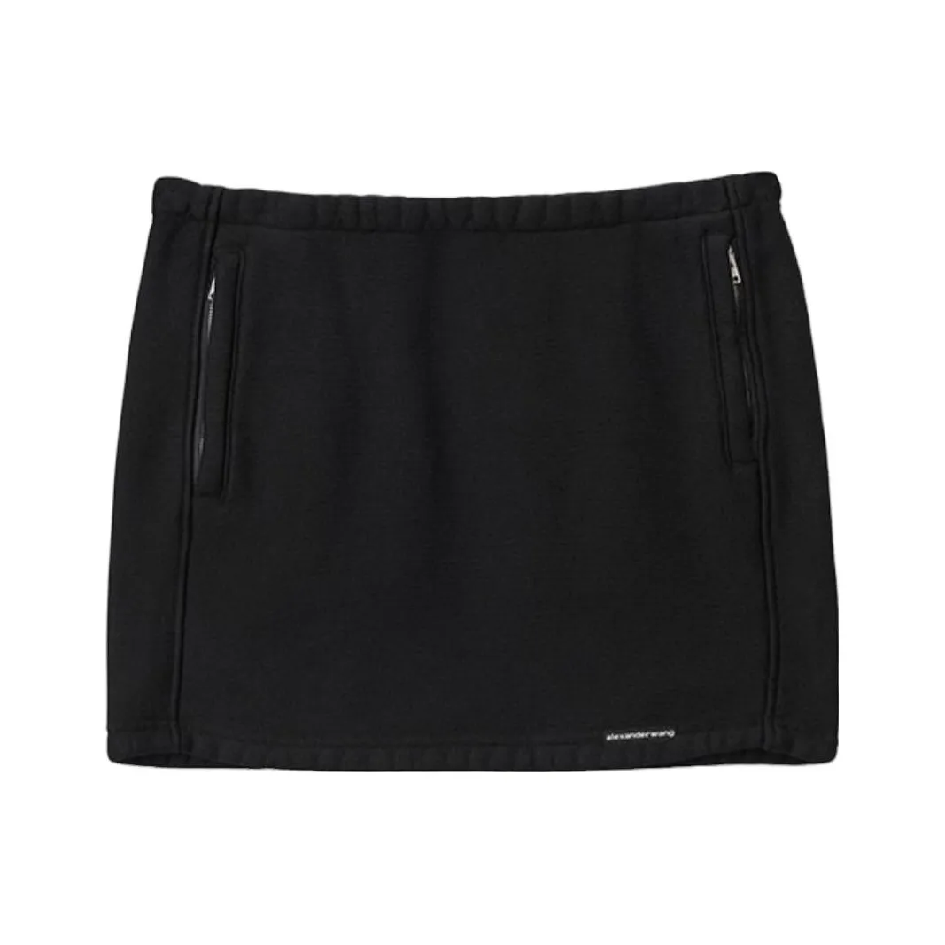 Alexander Wang SS24 Повседневные короткие юбки Женские Черный