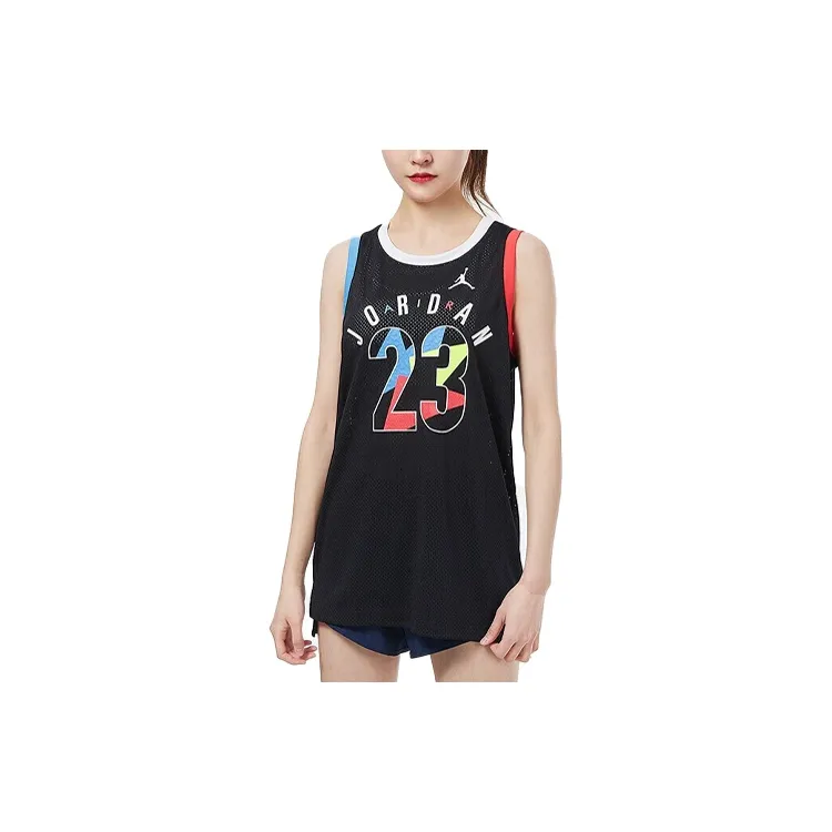 Джордан Черный Kids T-рубашки