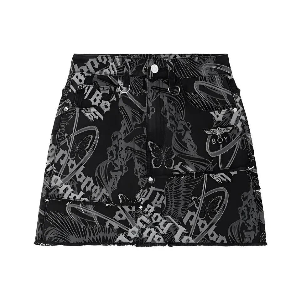 Boy London Casual Short Skirts Women's Black