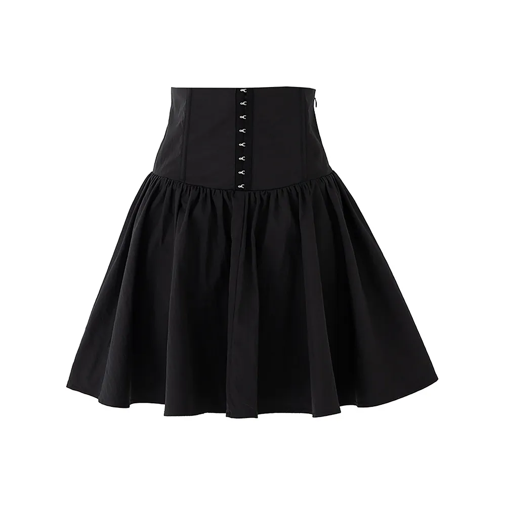 SOON FLOWER Повседневные короткие юбки Женские Черный