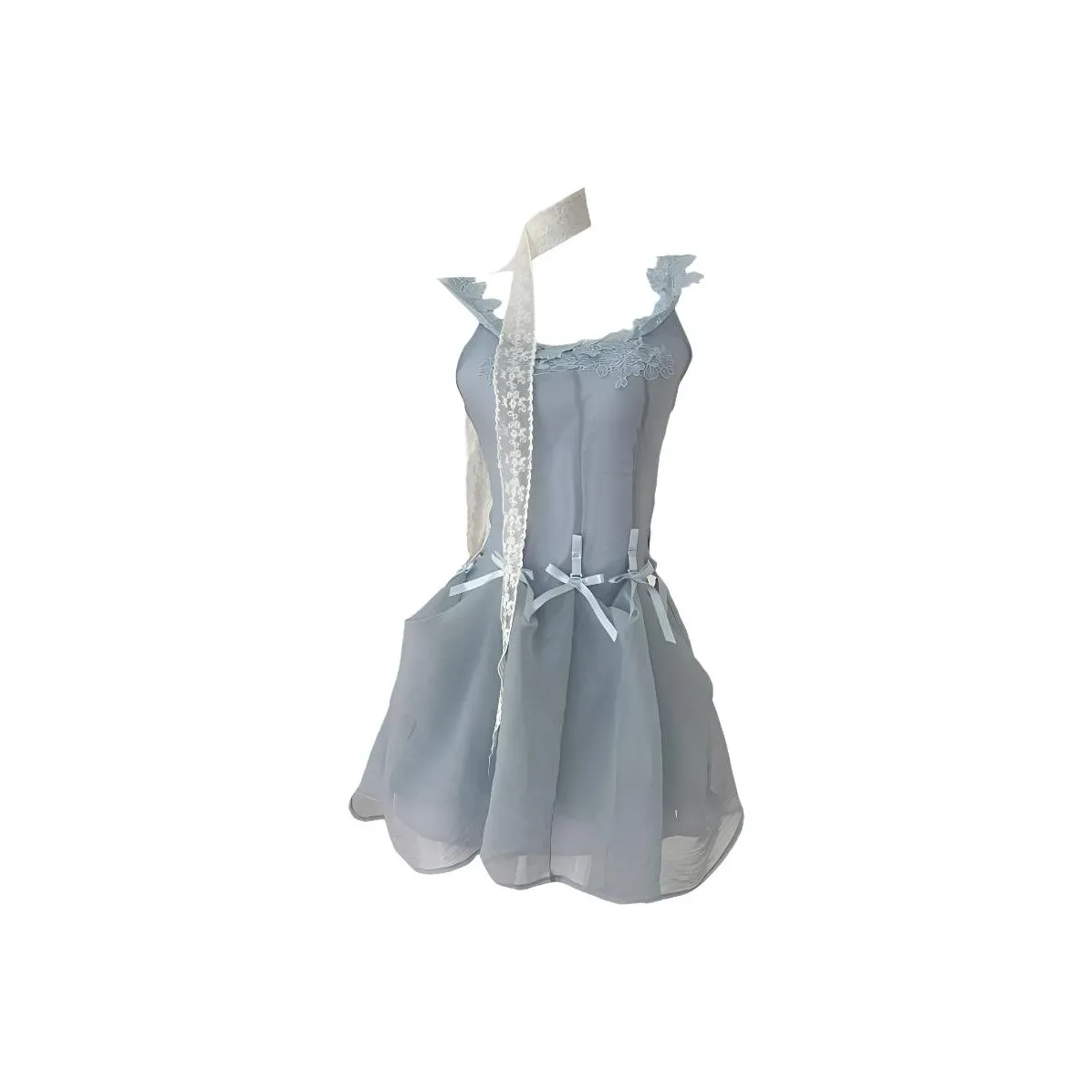 CHARM GLOW Slip Платье Женское Синее