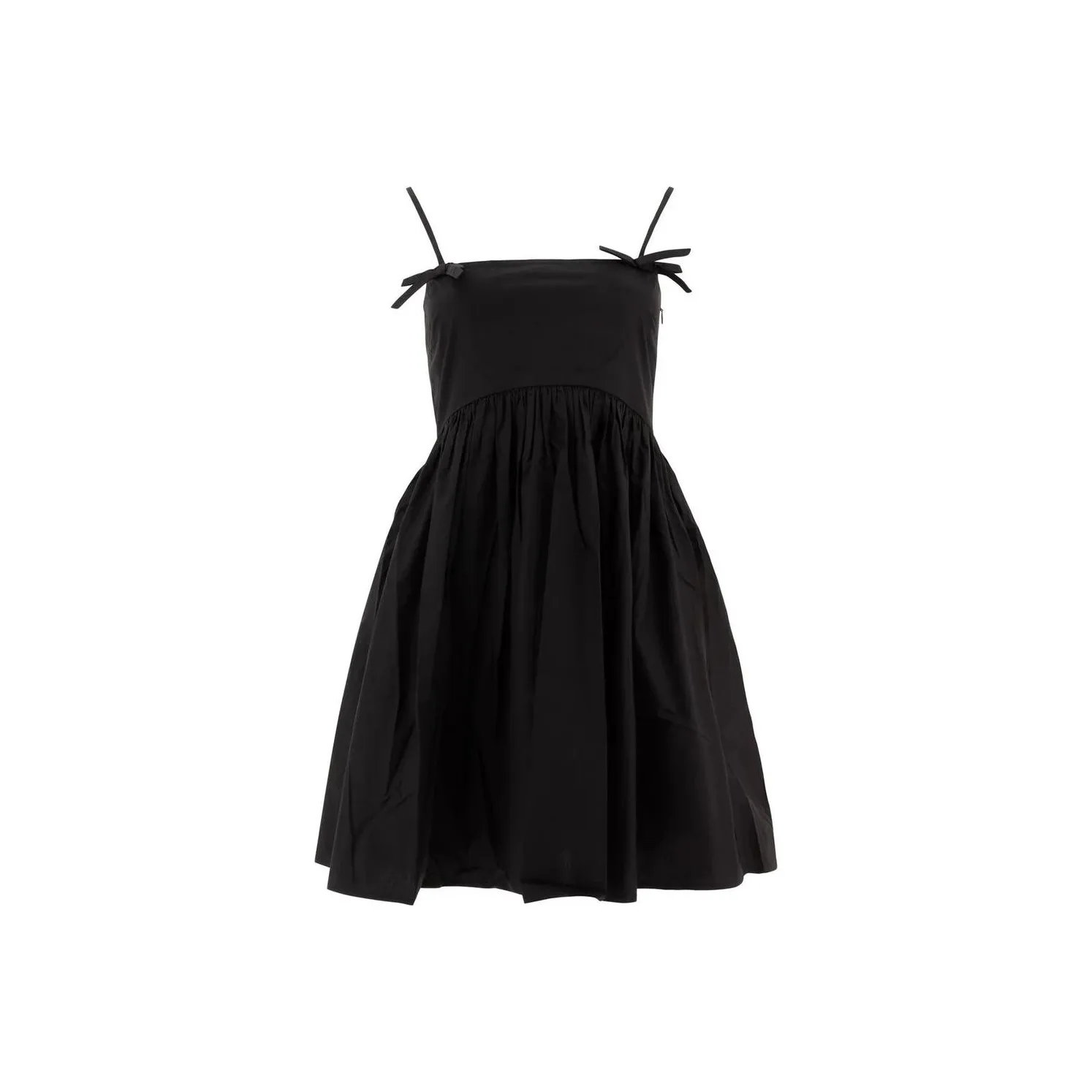 GANNI Poplin Strap Mini Dress