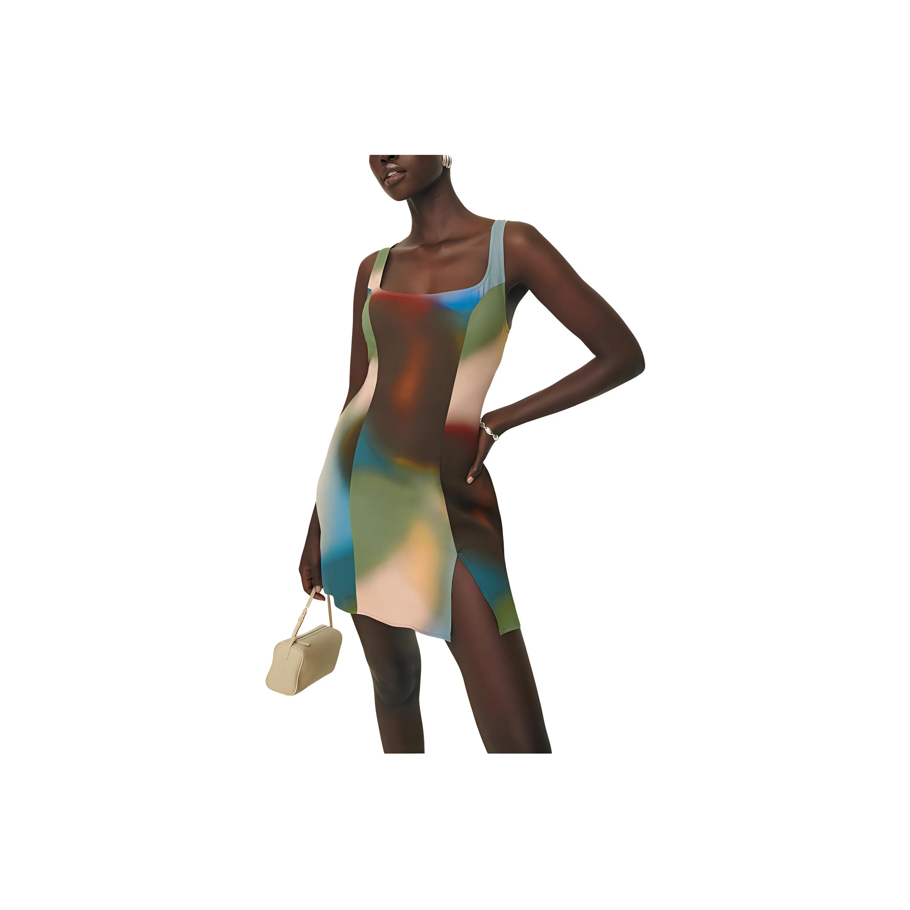 REFORMATION Slip Dress Women's Multicolor