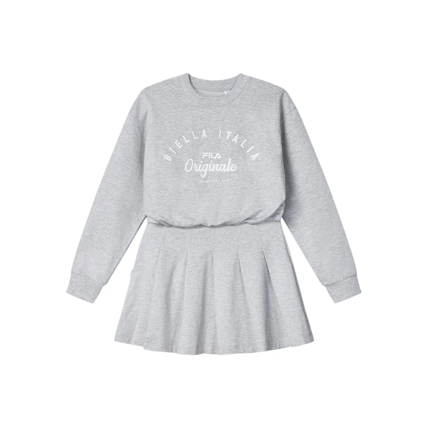 FILA Long Sleeved Dresses Women's Sunny Cloud Heather Gray