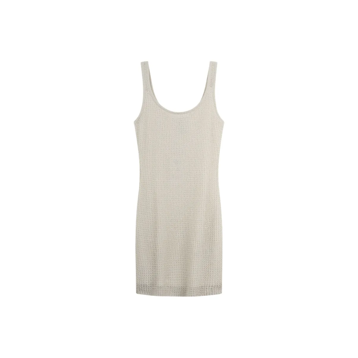 CALVIN KLEIN Sleeveless Dress Women's Beige Apricot