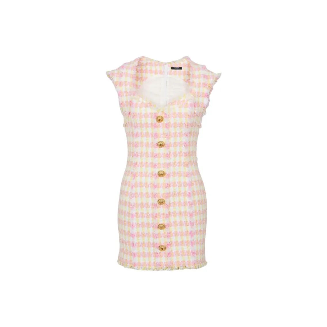 BALMAIN Miami Tweed Mini Dress