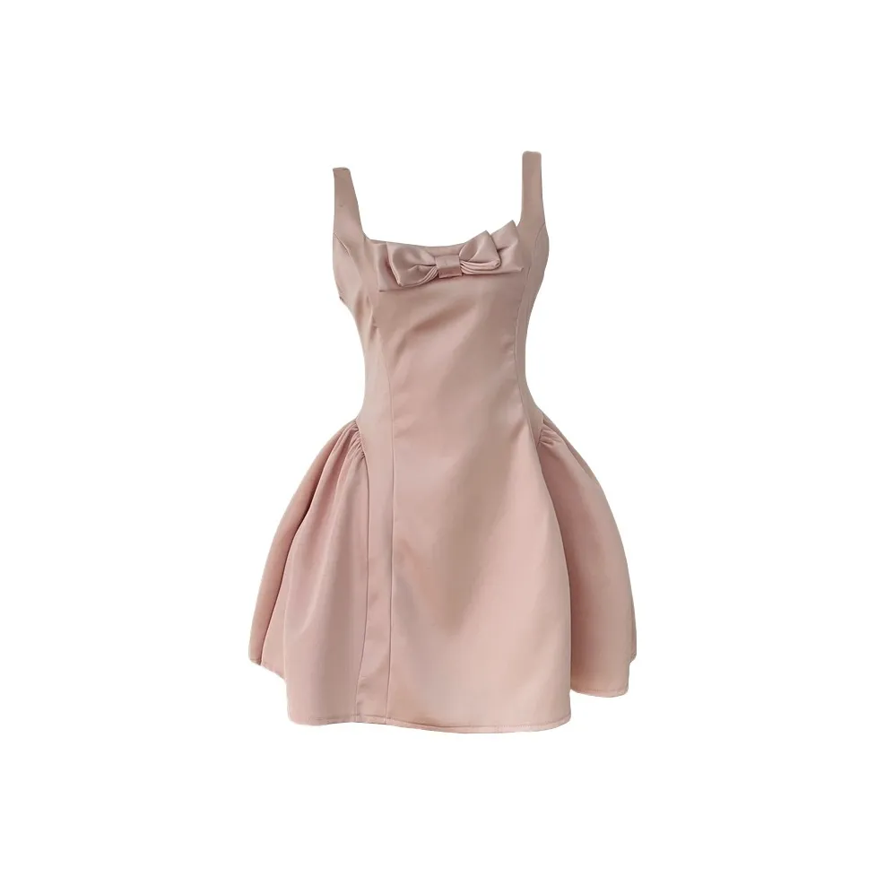 TUSHIFEI Slip Платье Женское Розовое