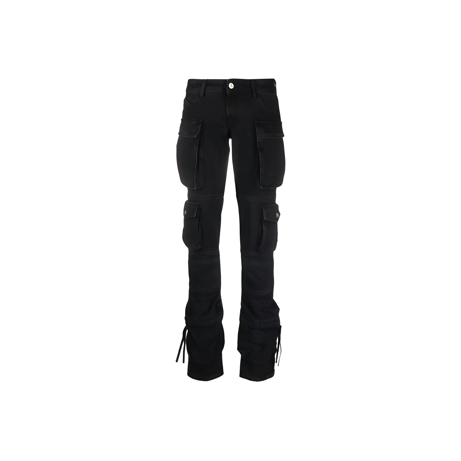 The Attico Essie Straight Leg Cargo Jeans