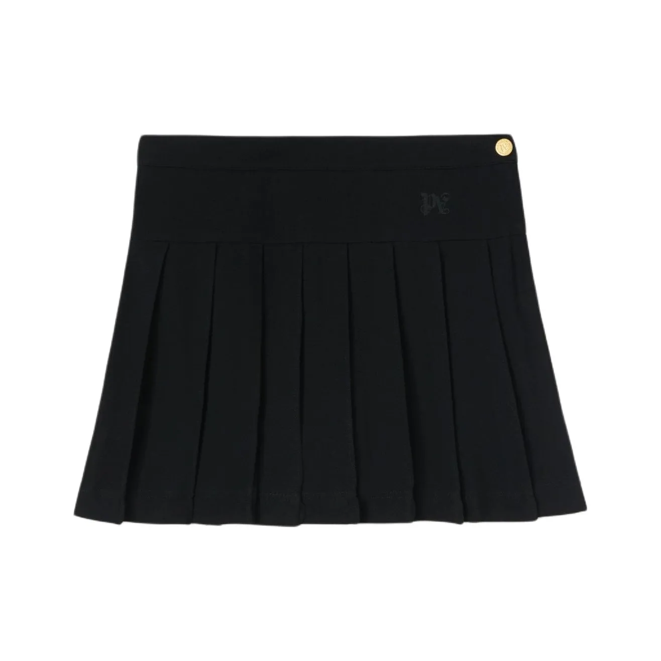 PALM ANGELS Monogram embroidered Mini Skirt