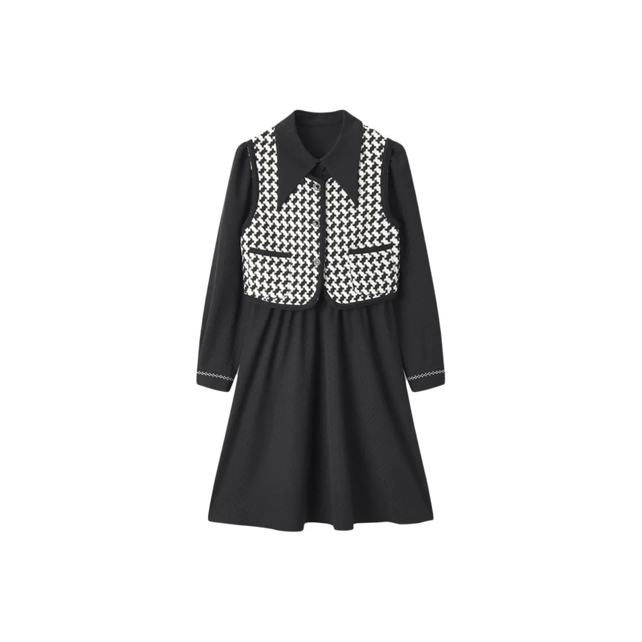 EICHITOO Комплект с юбкой Женские Черный узор