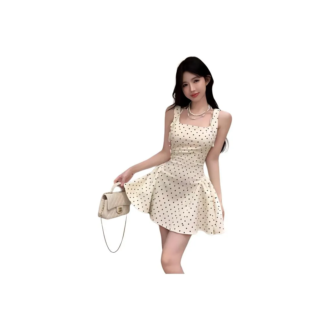 CHARM GLOW Slip Платье Женское Абрикос