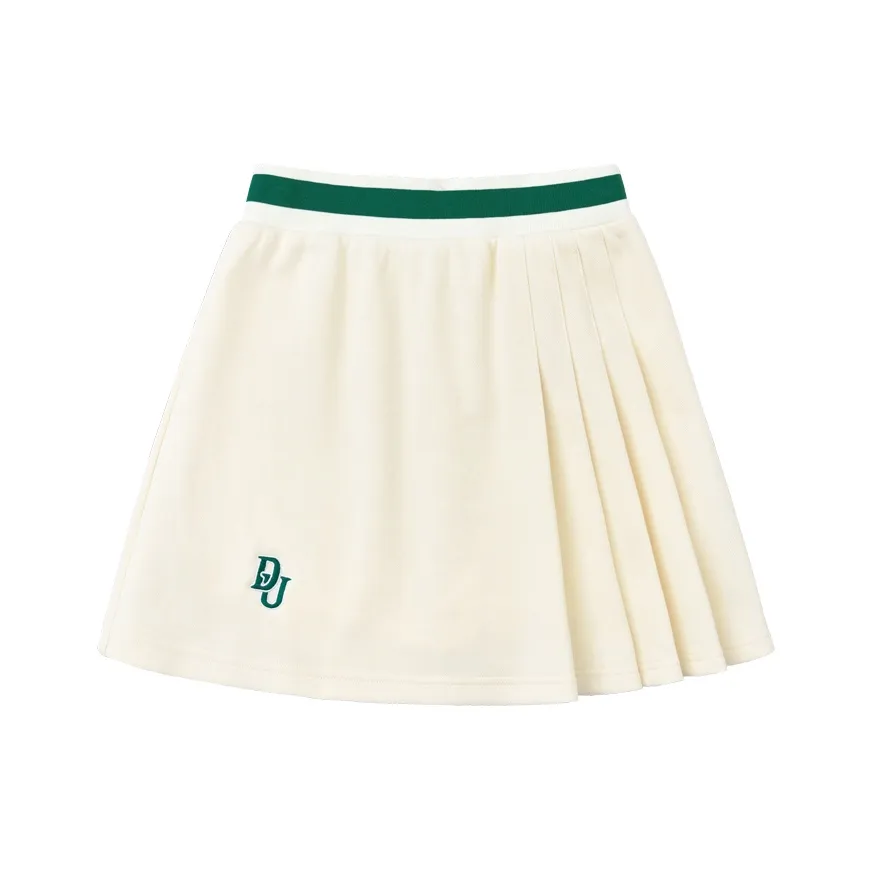 DESSUU Повседневные короткие юбки женские бежево-желтые