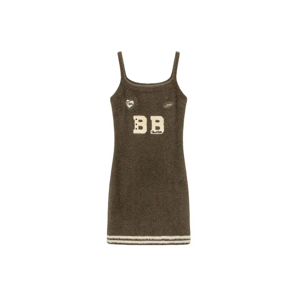 CHUU Платье с юбкой-карандаш Женское Горчично-зеленый