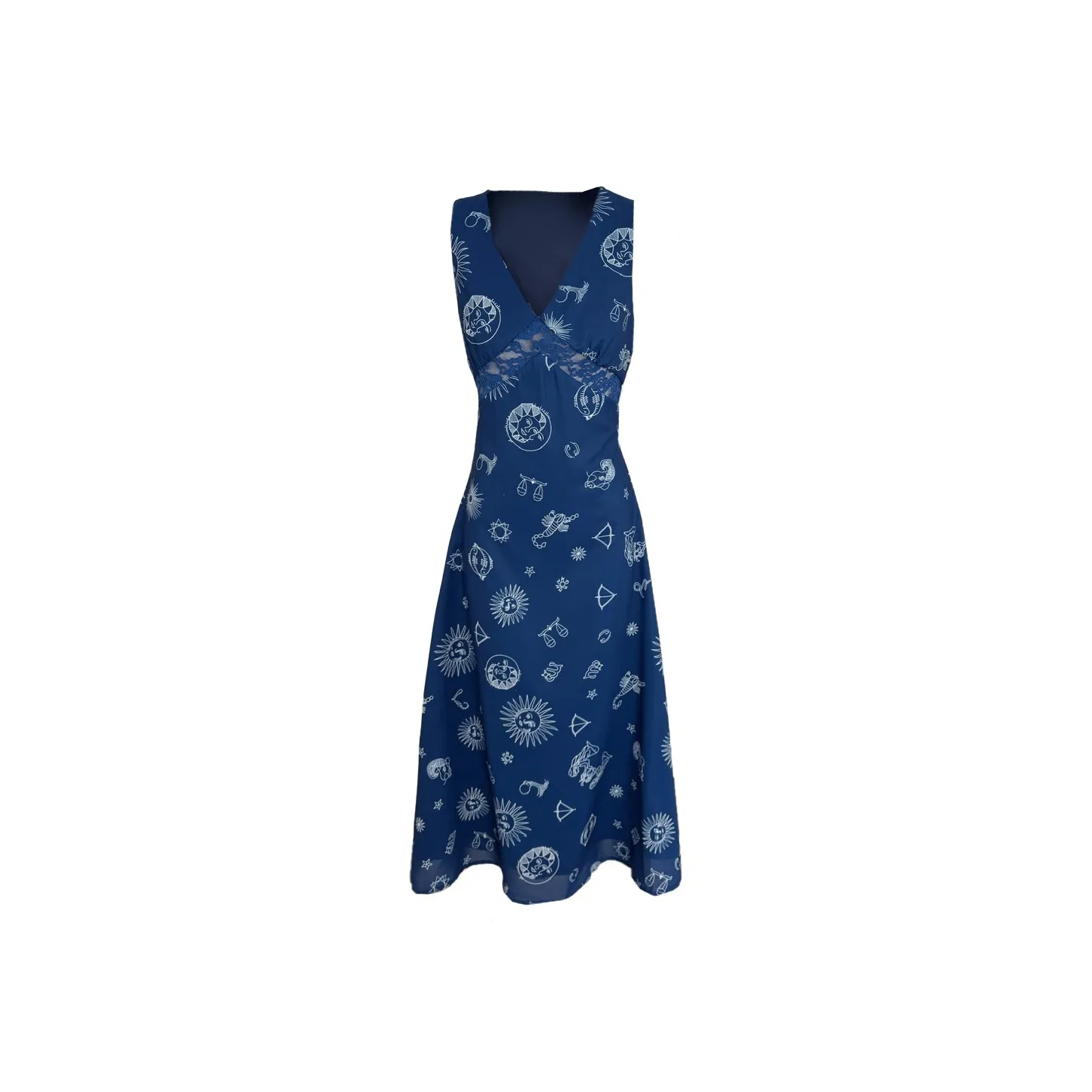 ZUKIZUKI Без рукавов Платье Женское Темно-синий