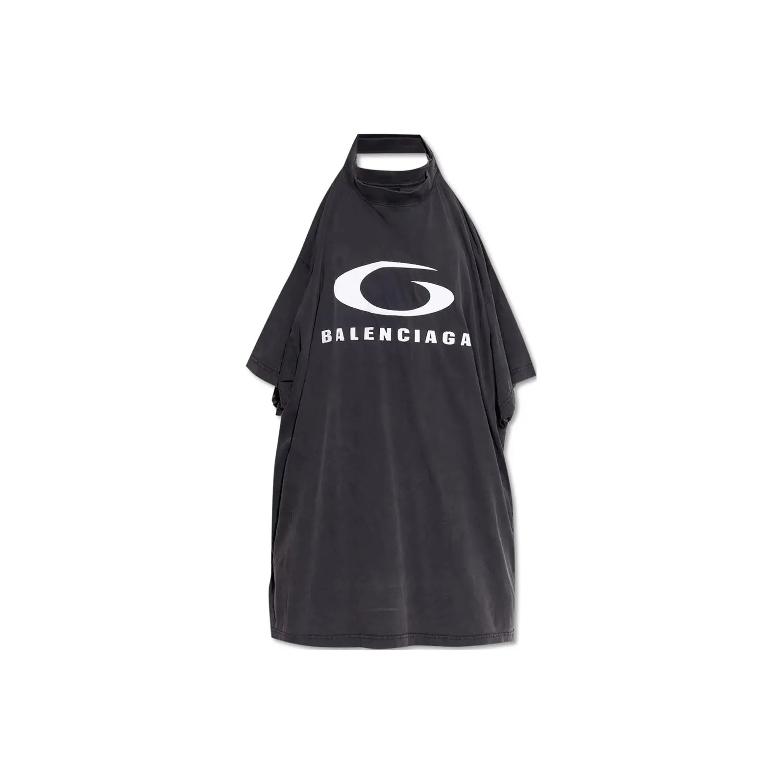 Balenciaga Pulled Halterneck T Shirt Dress