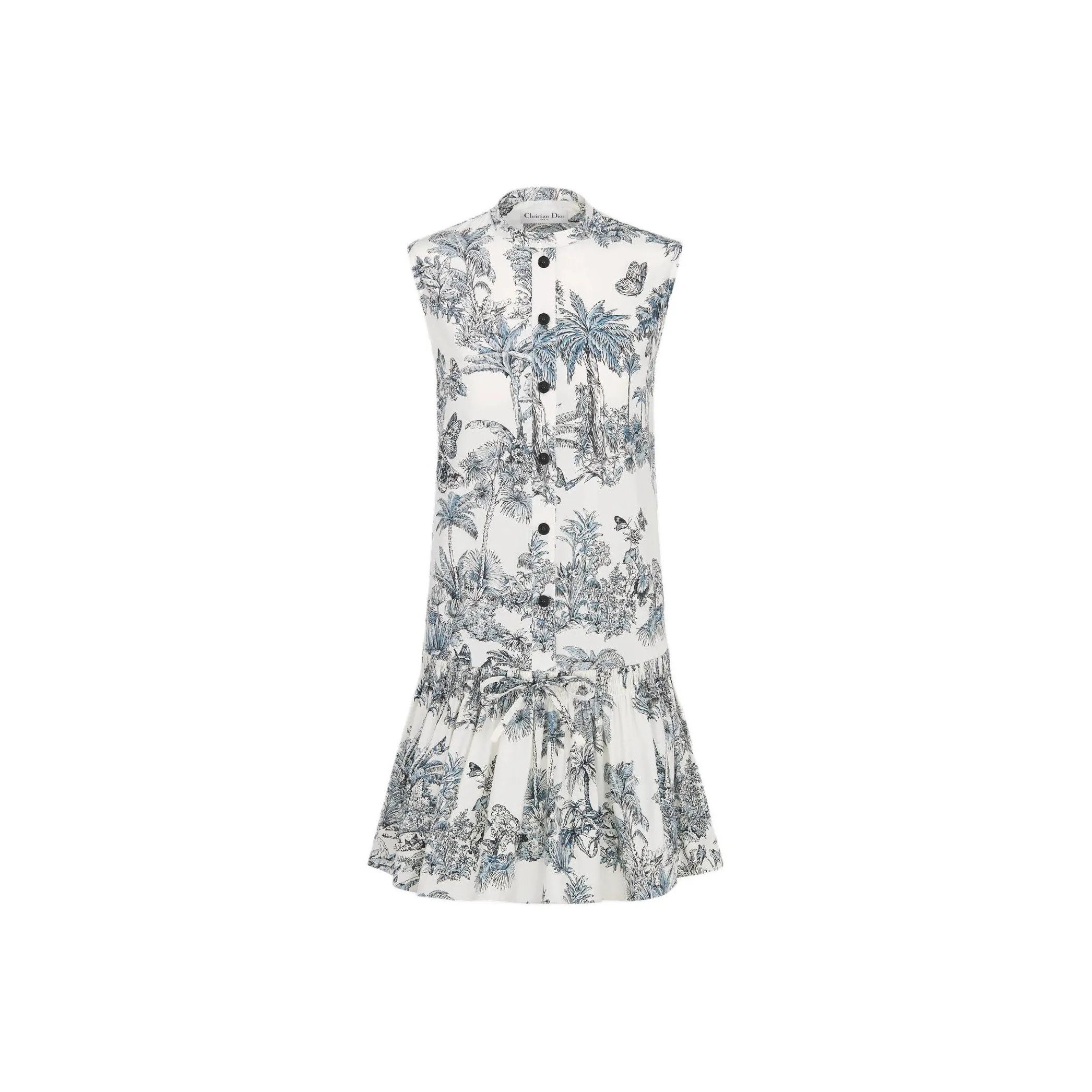 DIOR Dioriviera FW25 Sleeveless Dress Women's Blue