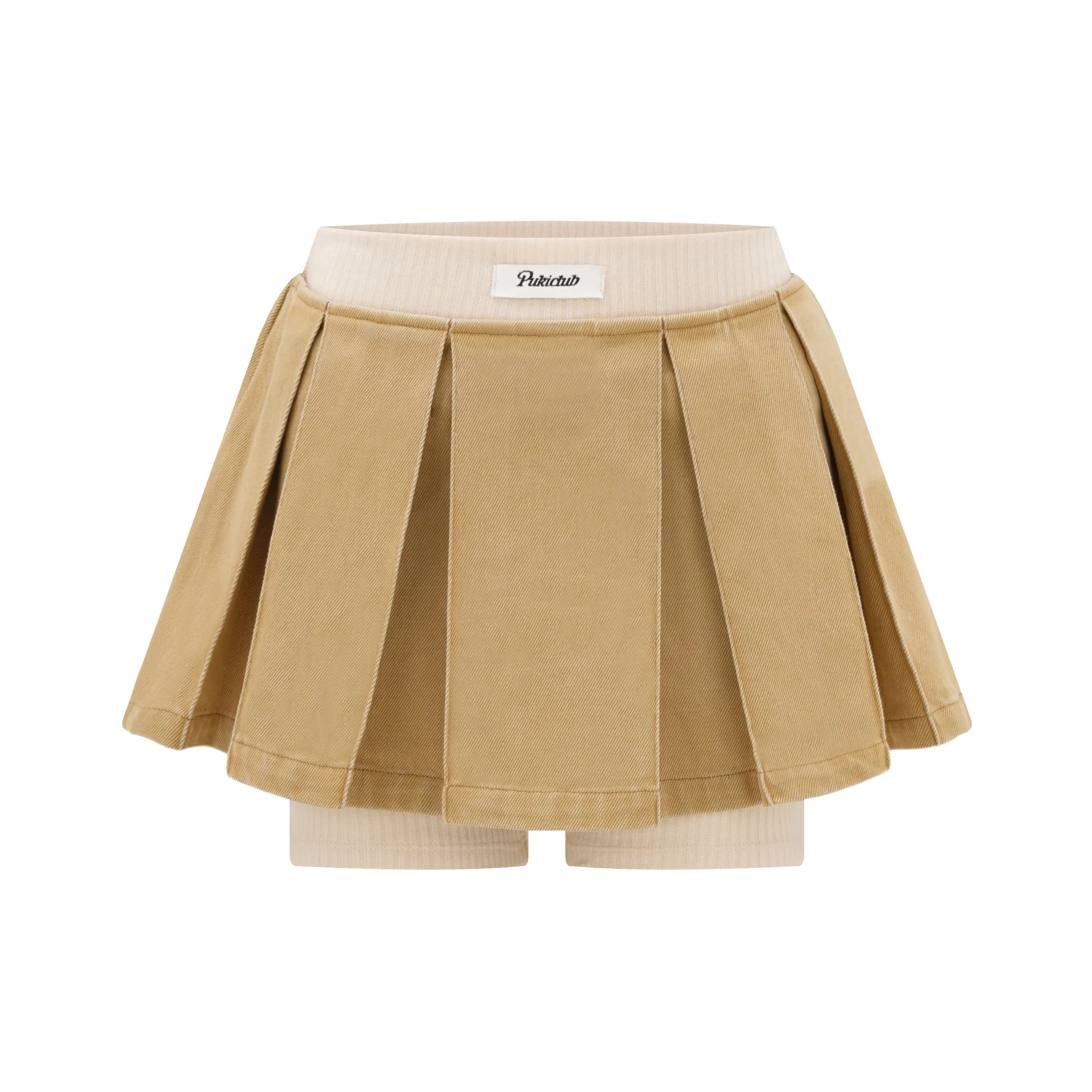 PUKI Casual Short Skirts Women's Coffee