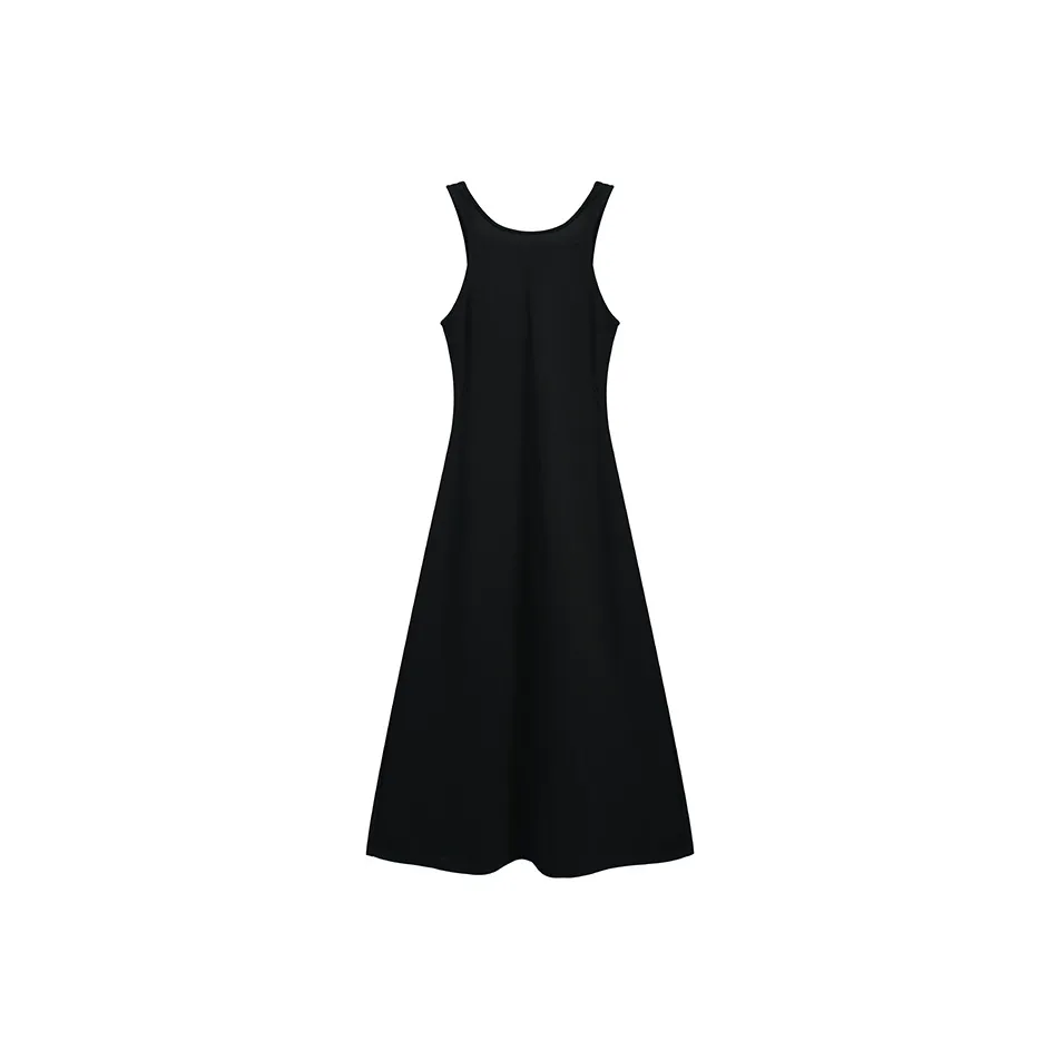 Ning Cai Yuer Sleeveless Dress Women's Black
