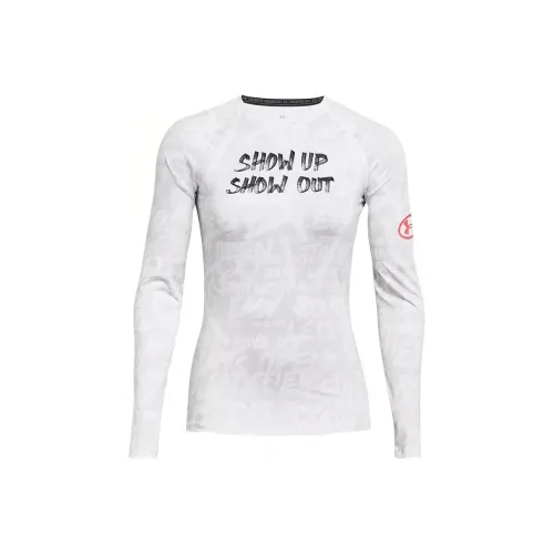 Under Armour HeatGear Белый/Бета Женская одежда для фитнеса