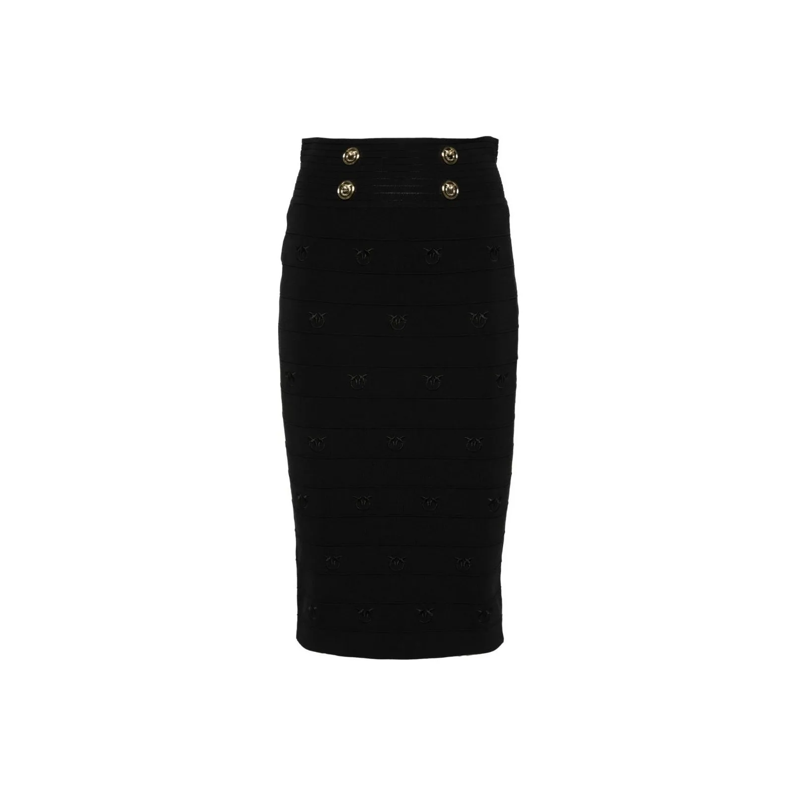 PINKO SS24 Повседневная длинная юбка женская черная