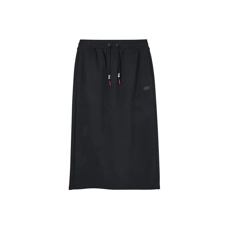 Skechers New Year Casual Long Skirts Women's Carbon Black