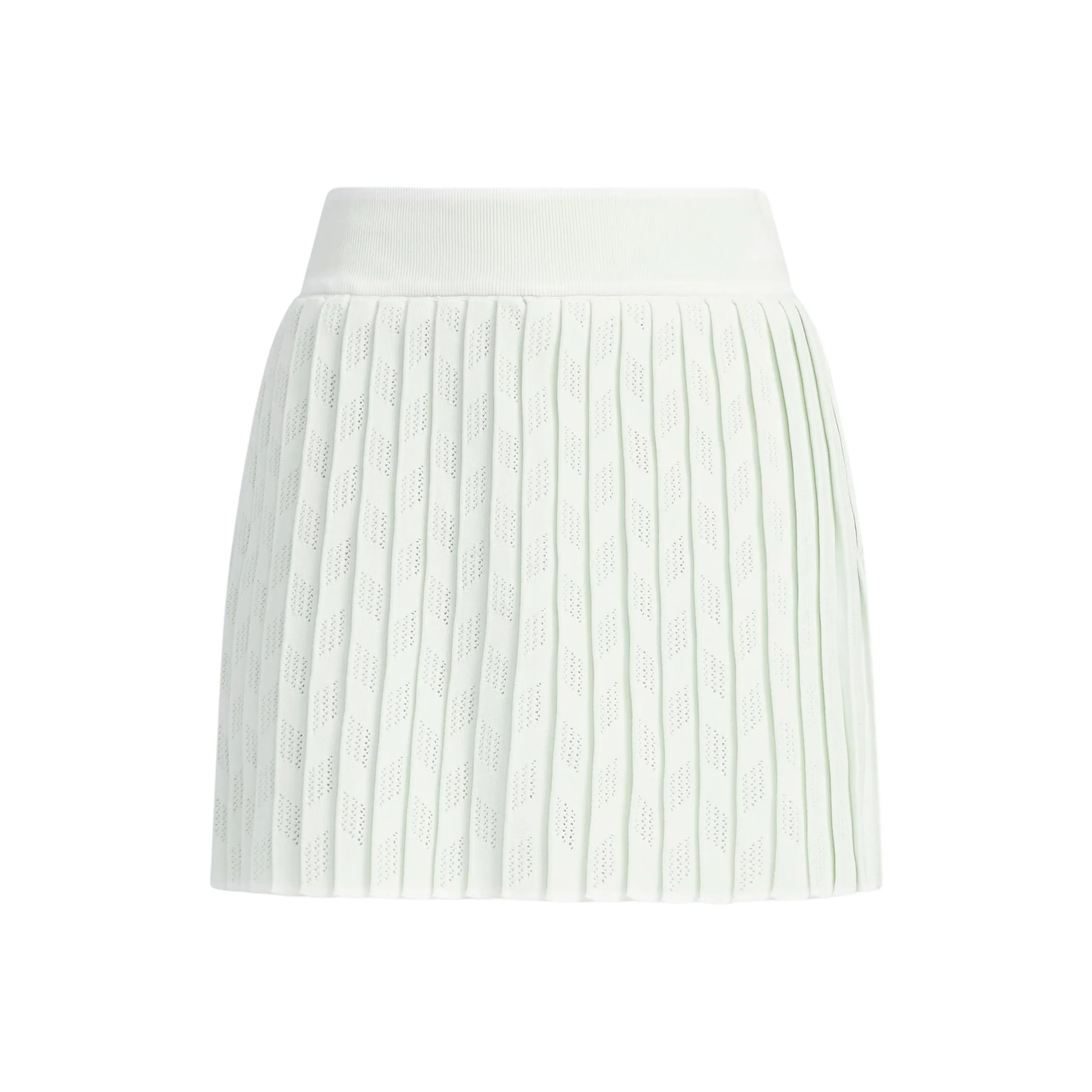 Adidas Primeknit Pleated Skirt Casual Short Skirts Women's Light Green