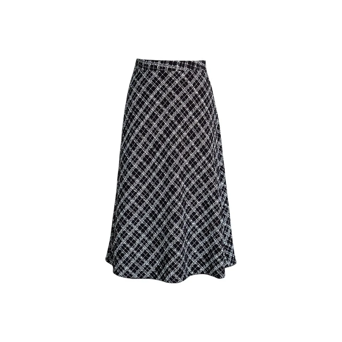 ROEYSHOUSE Повседневный Длинный Юбка Женские Клетка