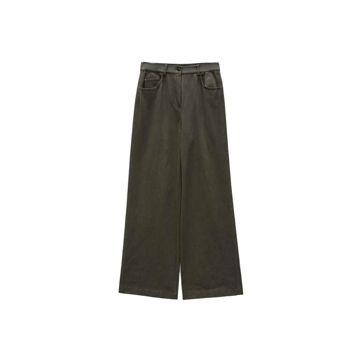 INSUN Jeans Women's Olive Green