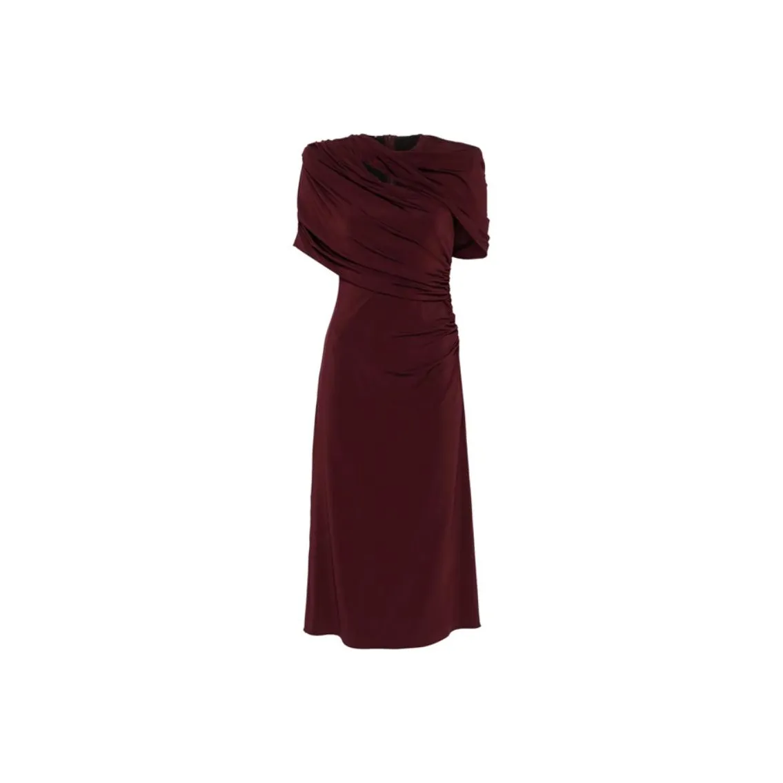 Stella McCartney Draped cape Midi Dress