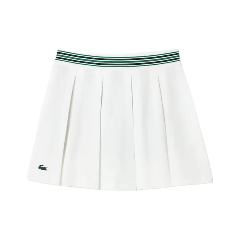 LACOSTE Casual Short Skirts Women's White