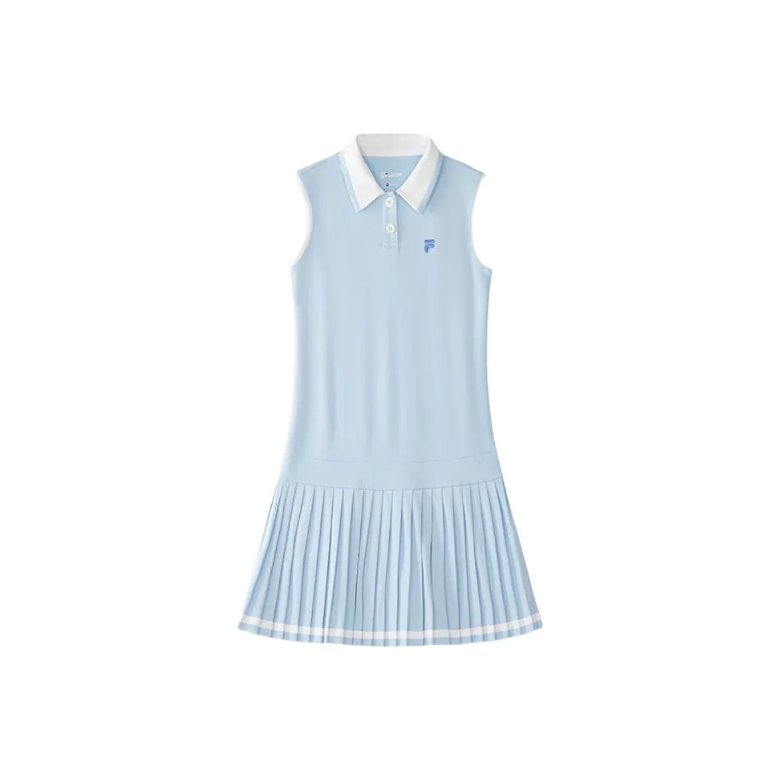 FILA FUSION FUSION LIFEFOB Collection Sleeveless Dress Women's Light White Blue