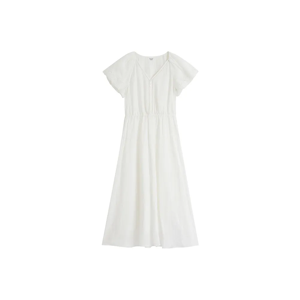 Inman Long Sleeved Dresses Women's Ecru