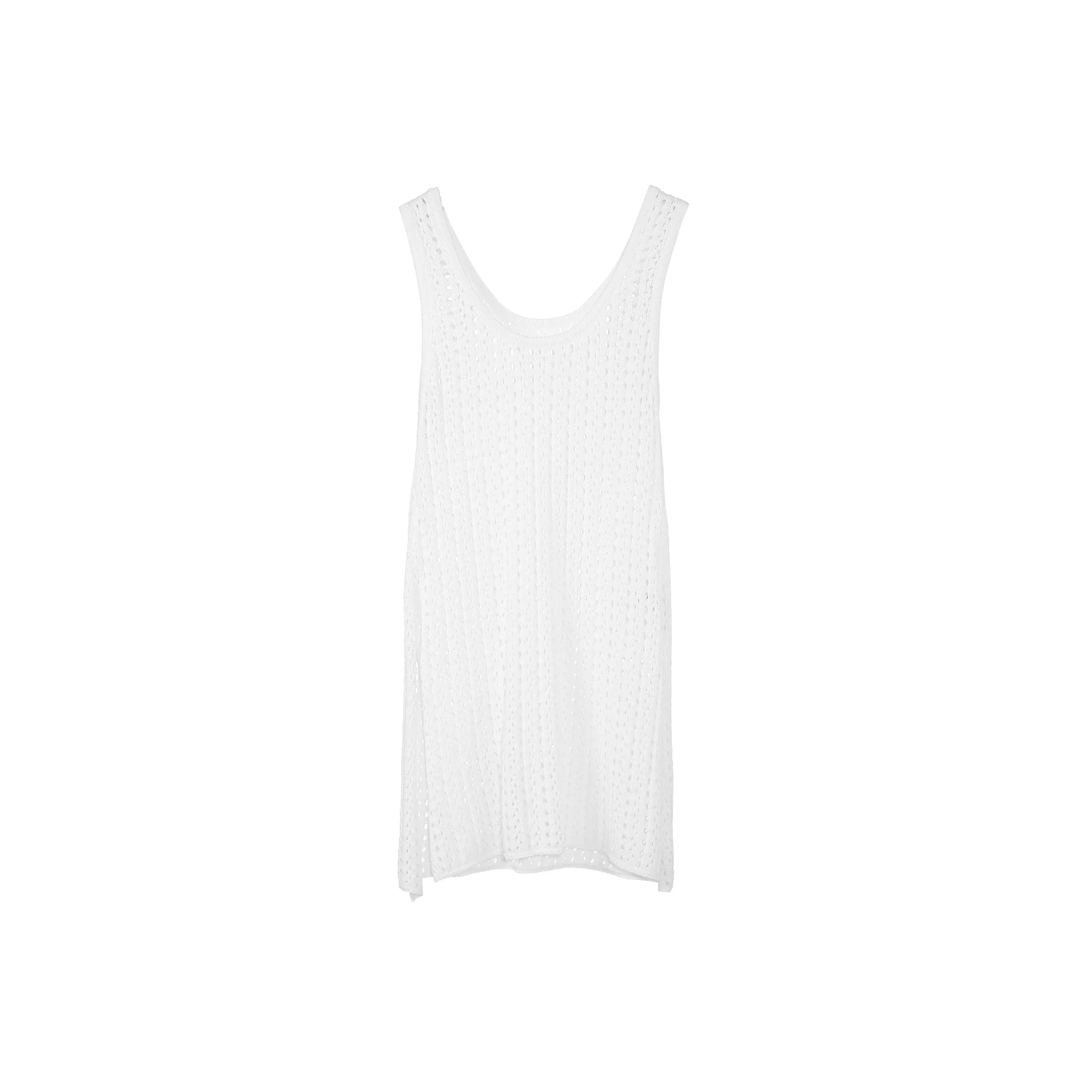 Fstudio Без рукавов Платье Женское Белое