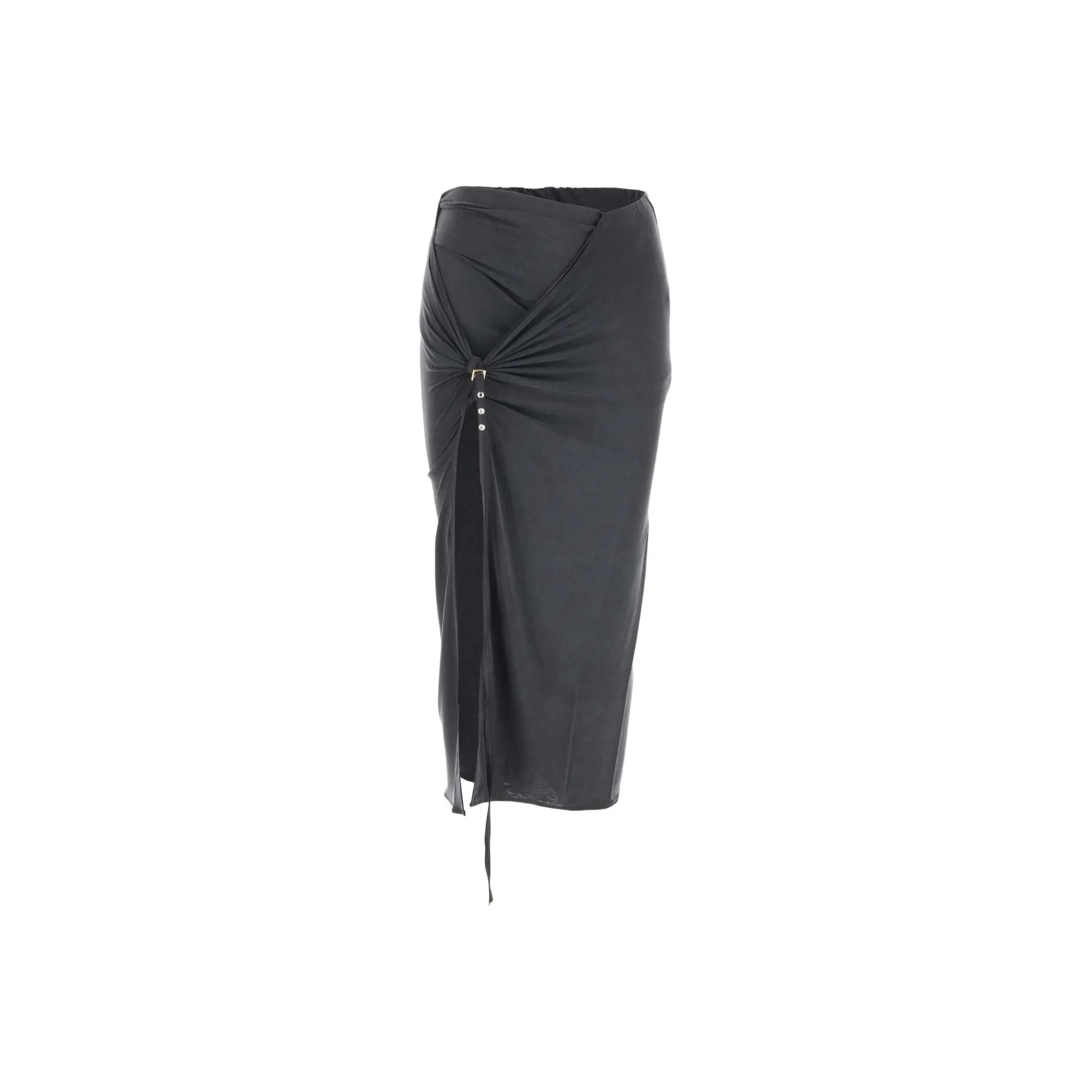 Jacquemus La Jupe Pareo Croissant Midi Skirt