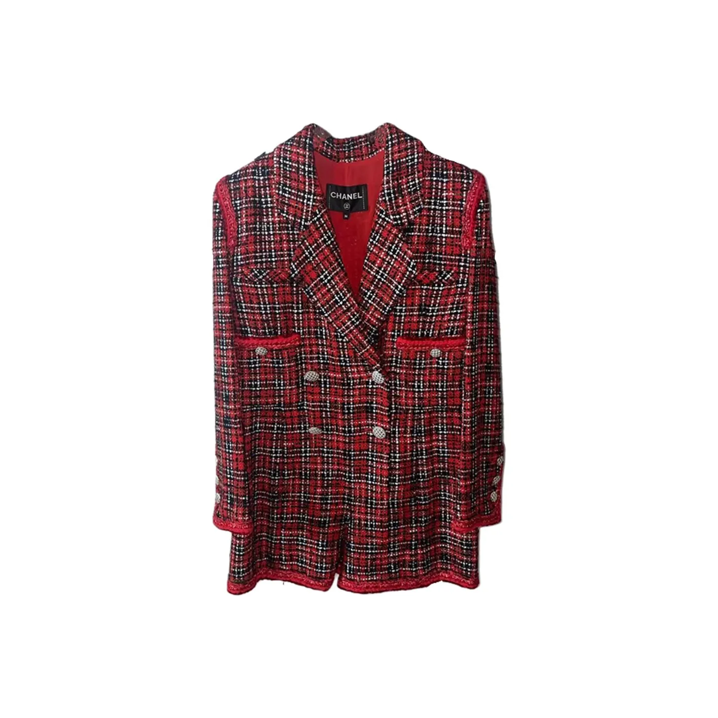 CHANEL Jumpsuits Women's Red