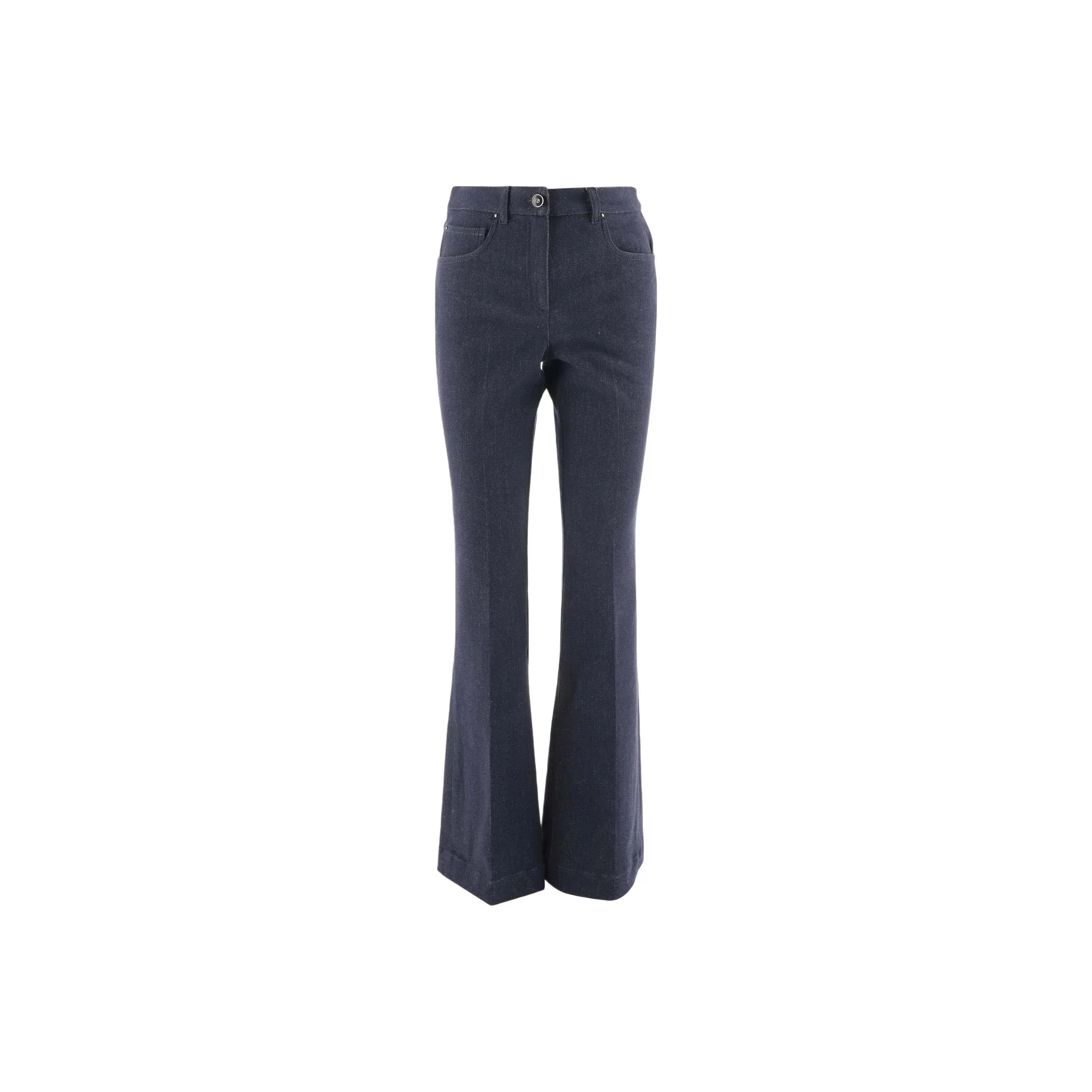 GIORGIO ARMANI Denim Collection Stretched Flared Trousers