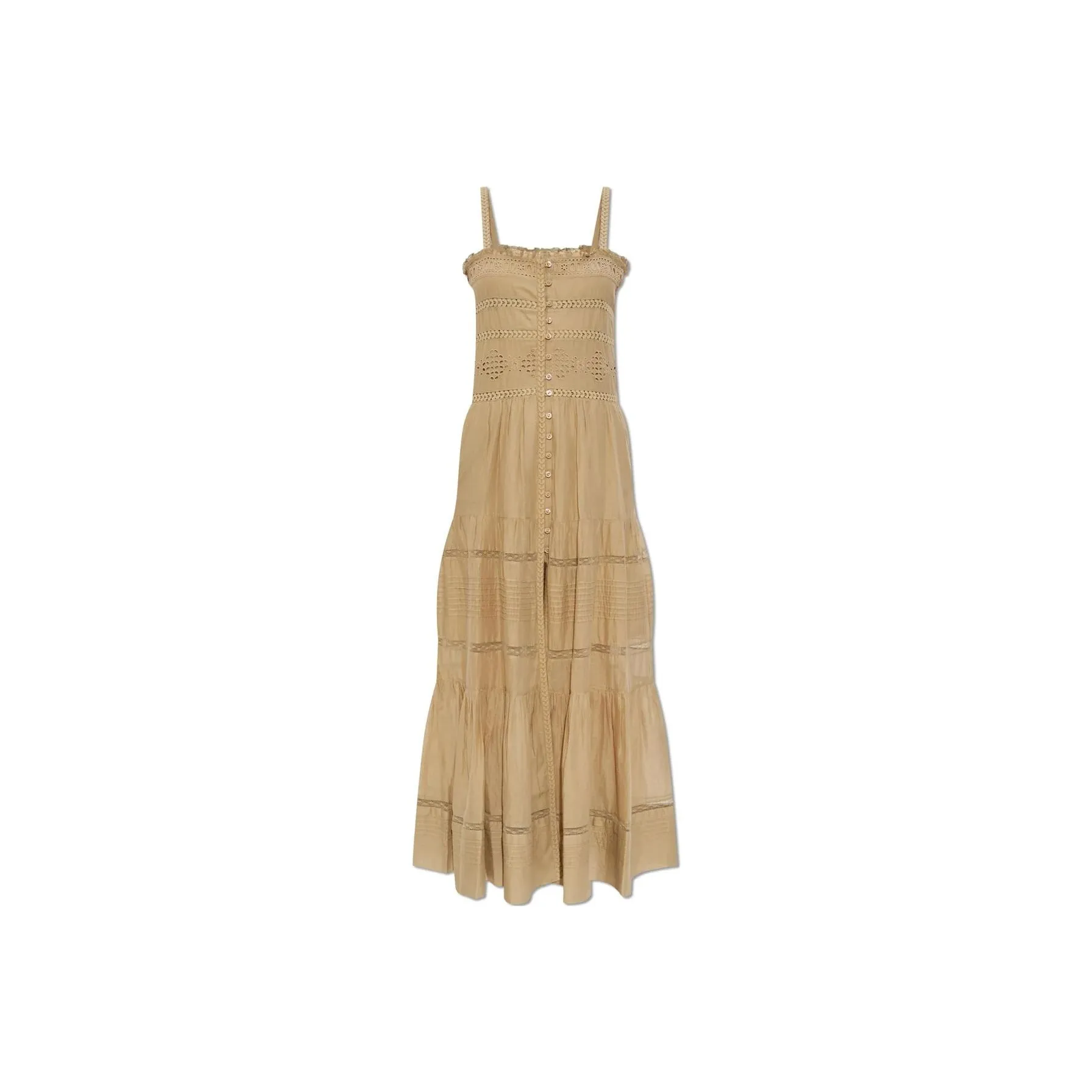 Isabel Marant Étoile Divine Gathered Sleeveless Dress