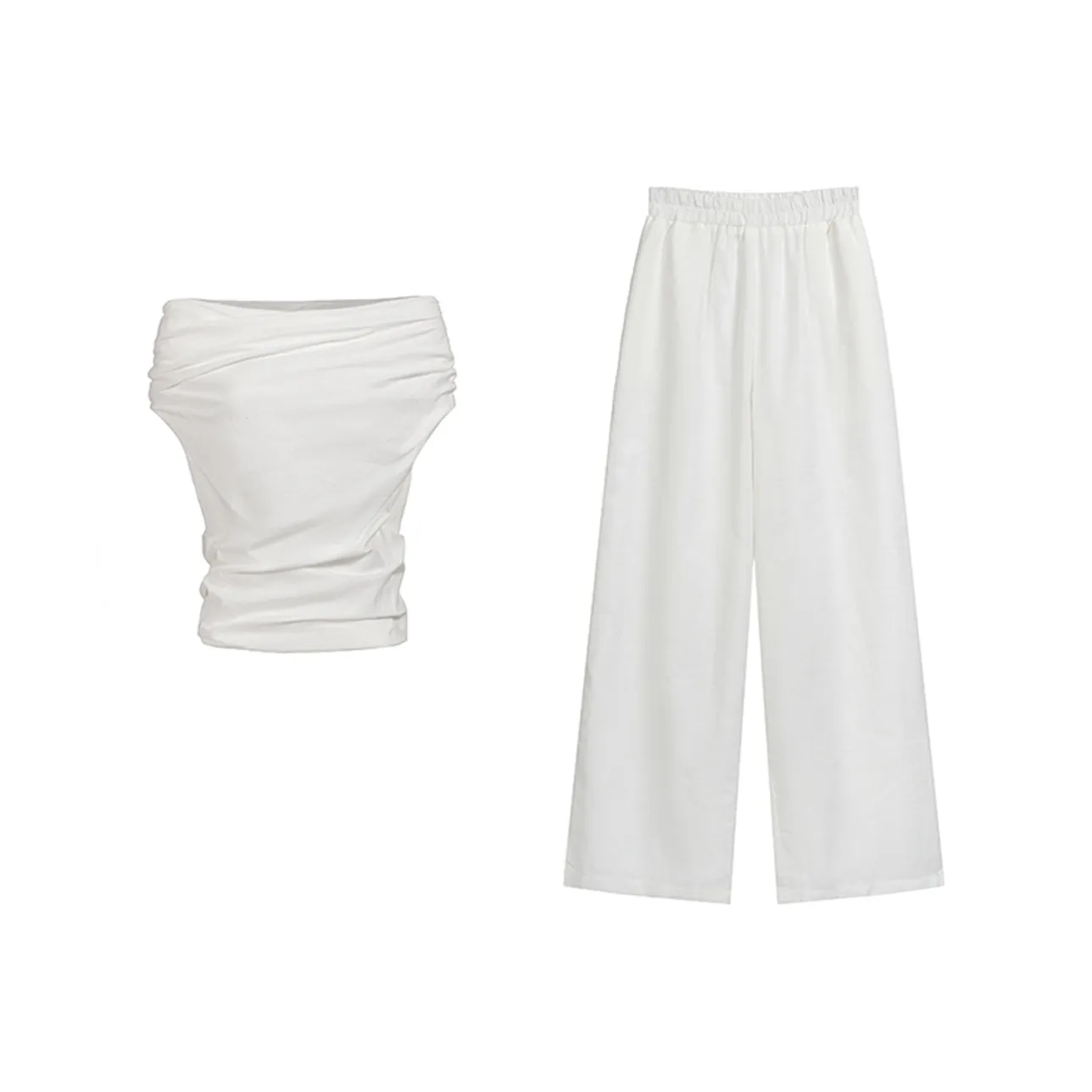 PAIN OR PLEASURE Casual Suit Women's White