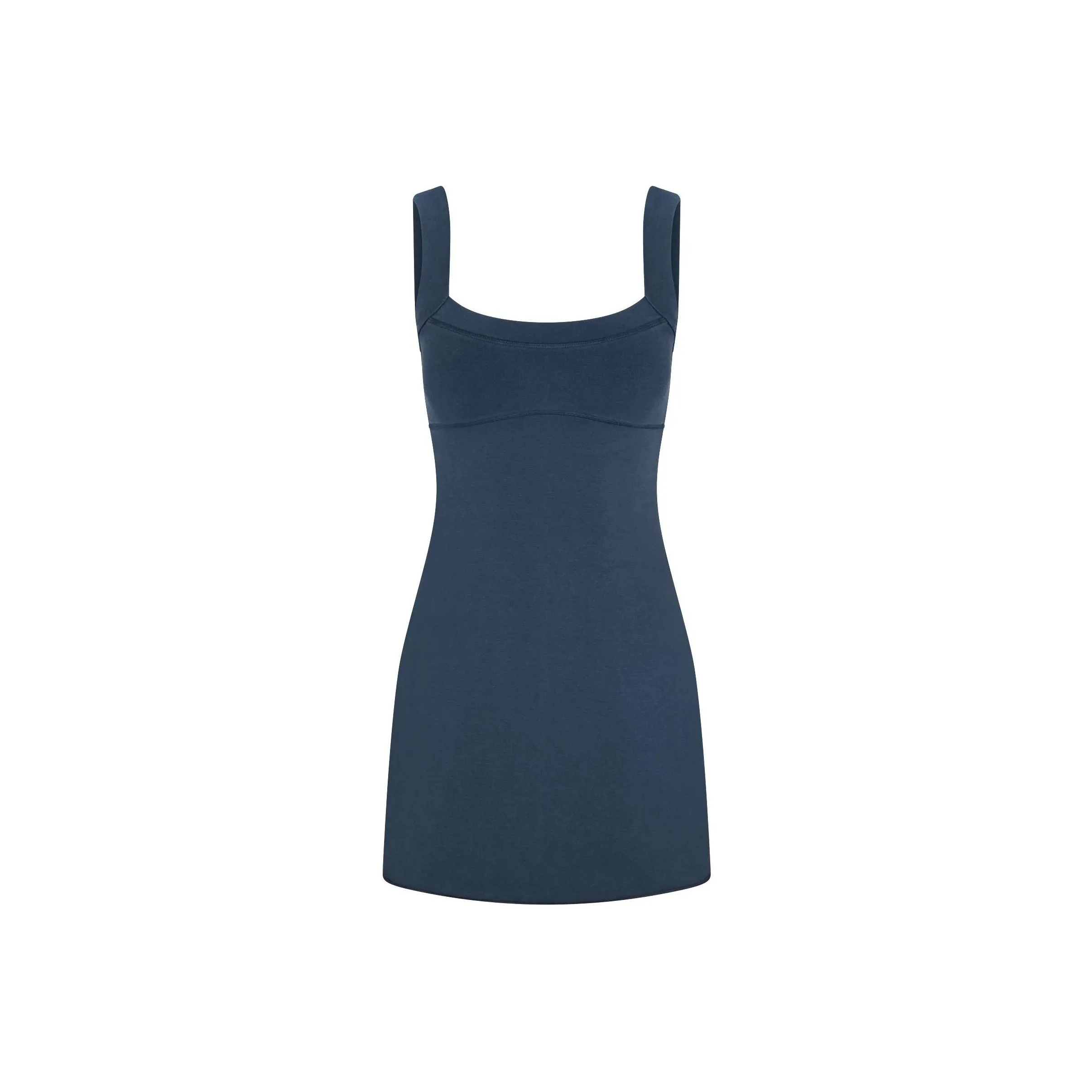 SKIMS SS25 OUTDOOR MINI DRESS Slip Dresses Women's INDIGO/INDIGO