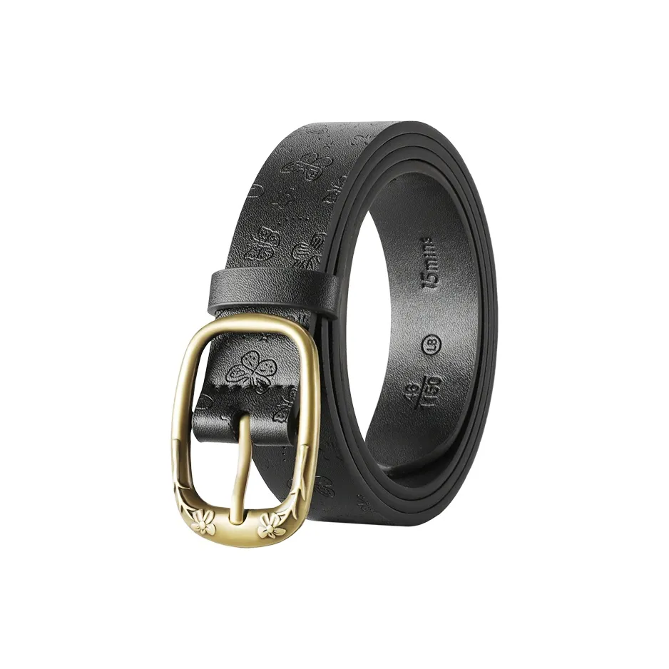 15 MINS Ремни из ПУ (полиуретана) с кожей женские ширина 2,8 см