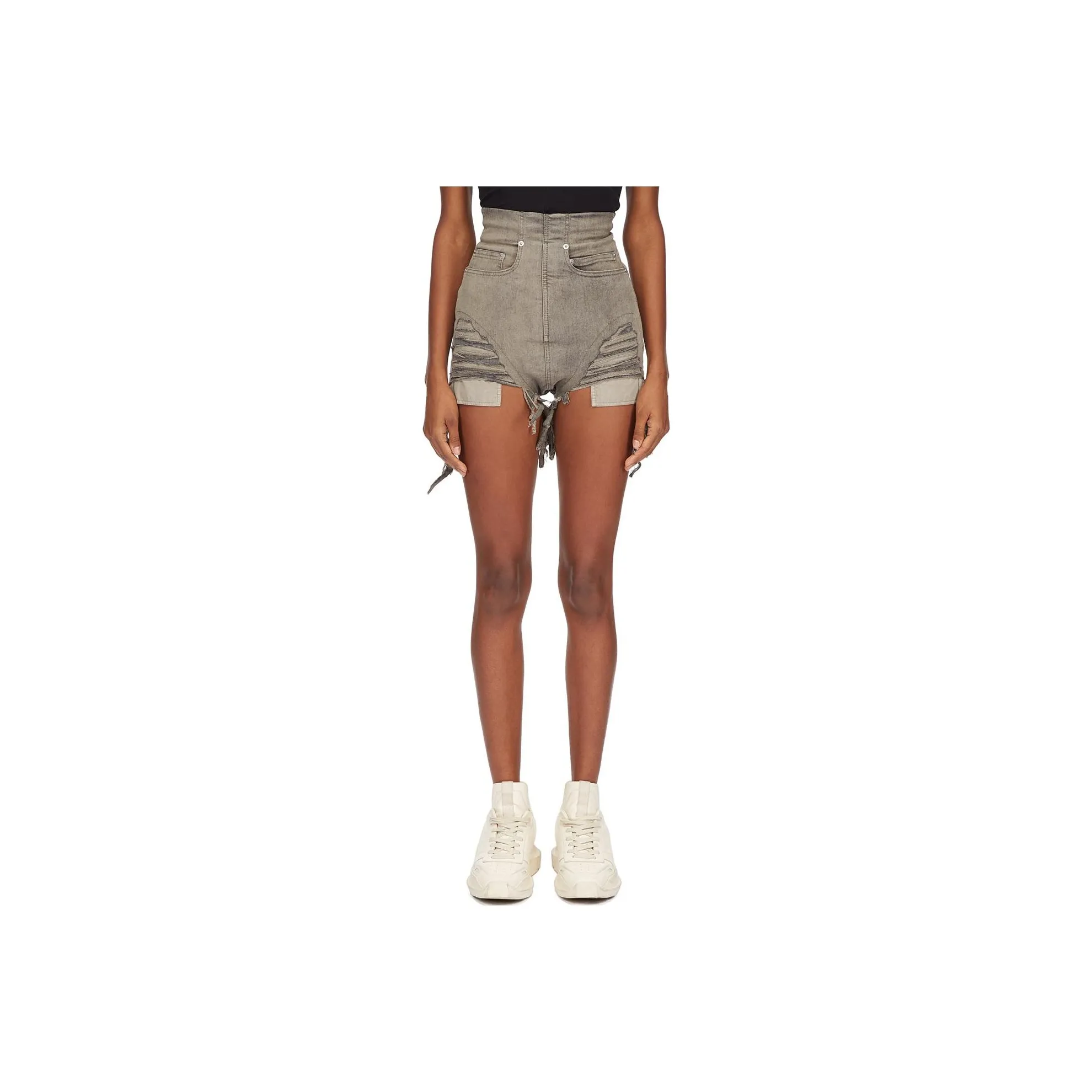 Rick Owens DRKSHDW Denim Shorts Women's Brown