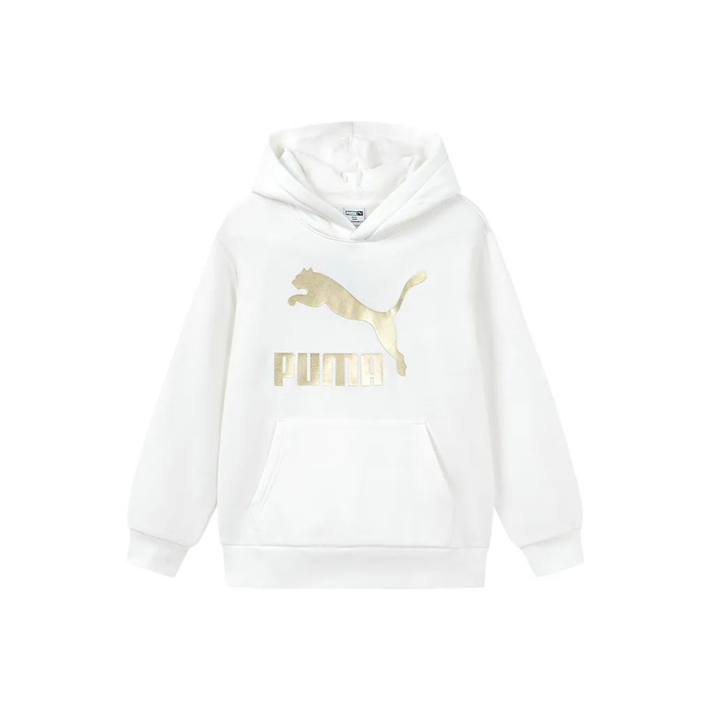 PUMA Свитшот Sportstyle Collection CLASSICS Big Logo Свитшот Натуральный Белый Детский