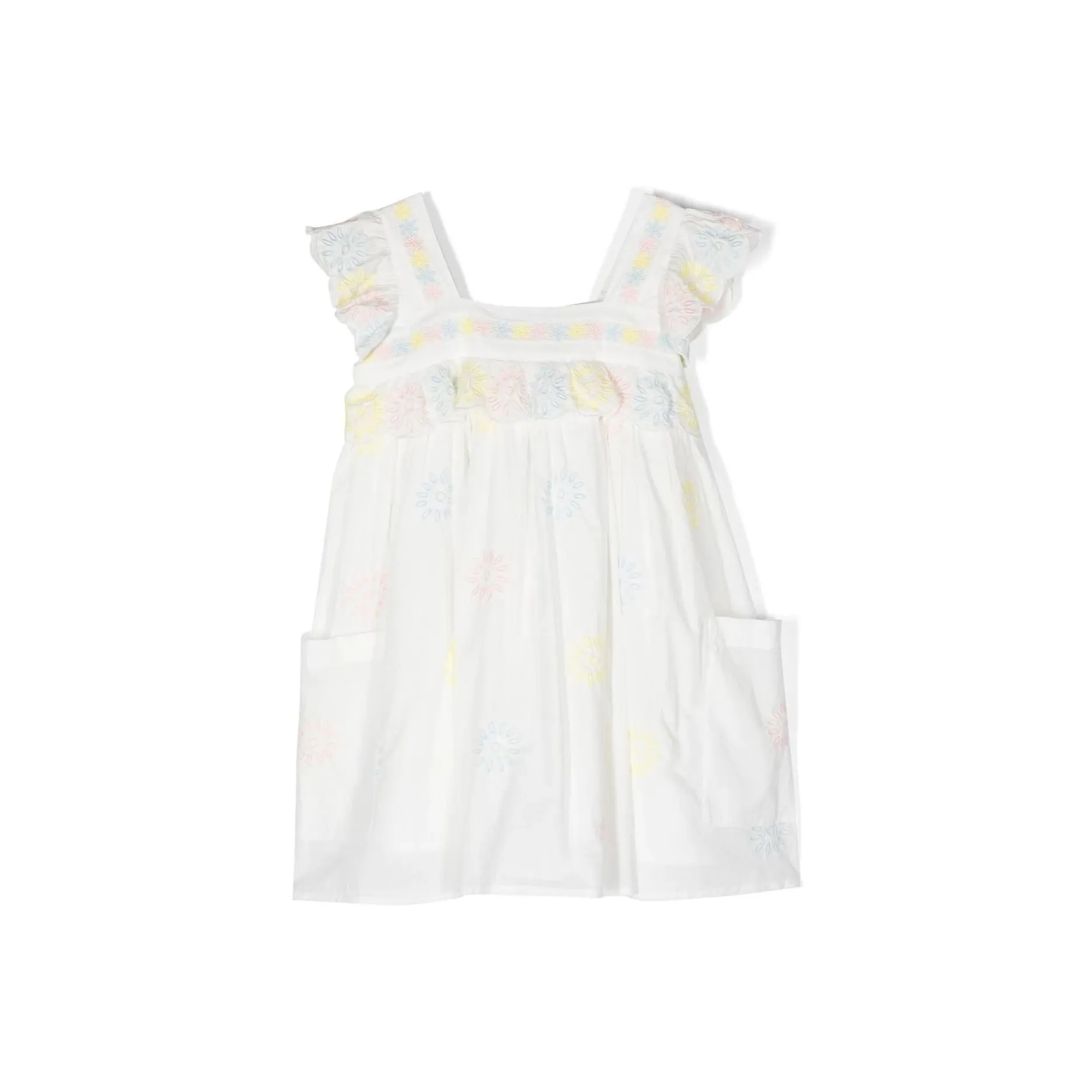 Stella McCartney Платье SS23 Белый Детский