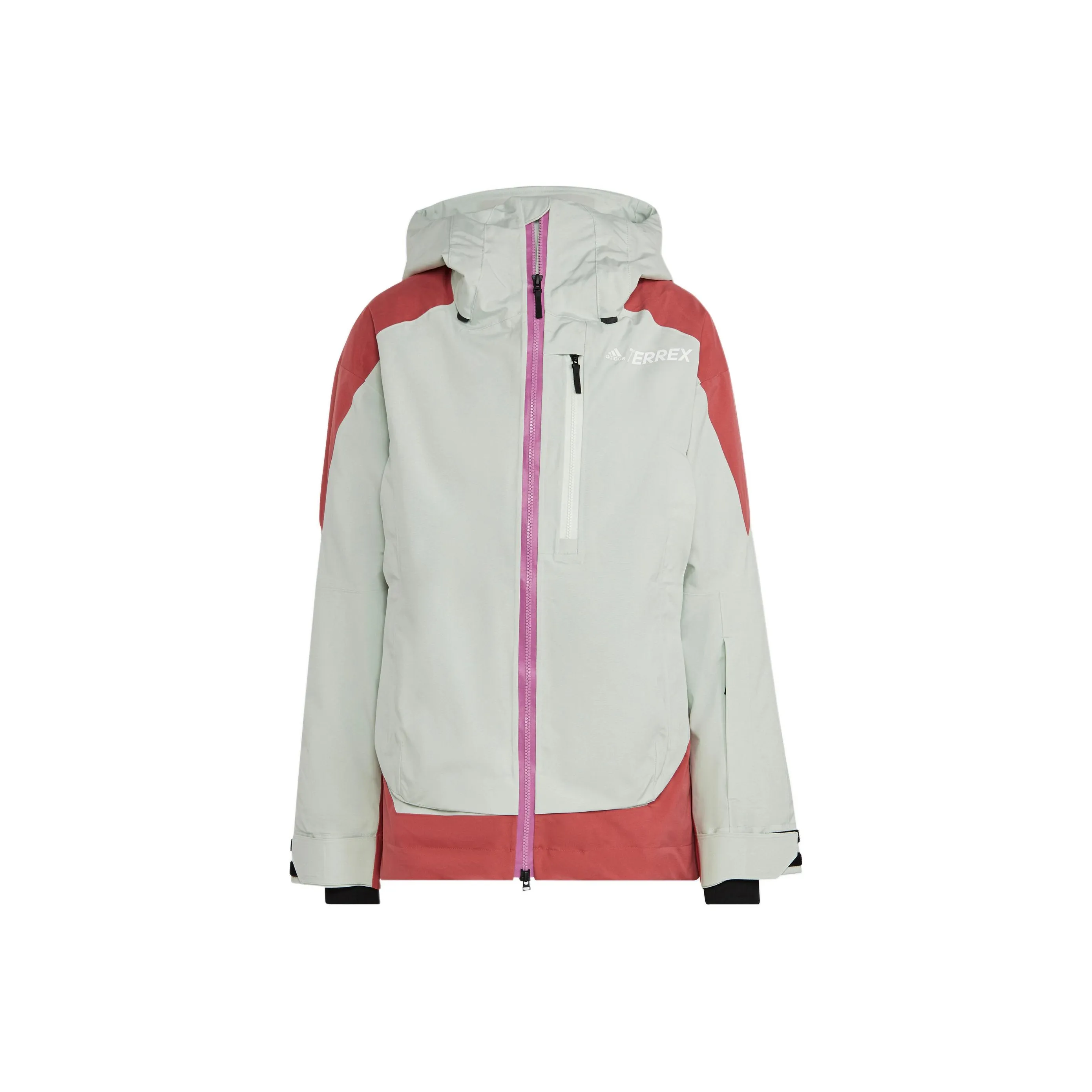 Adidas Зеленая Женская лыжная куртка