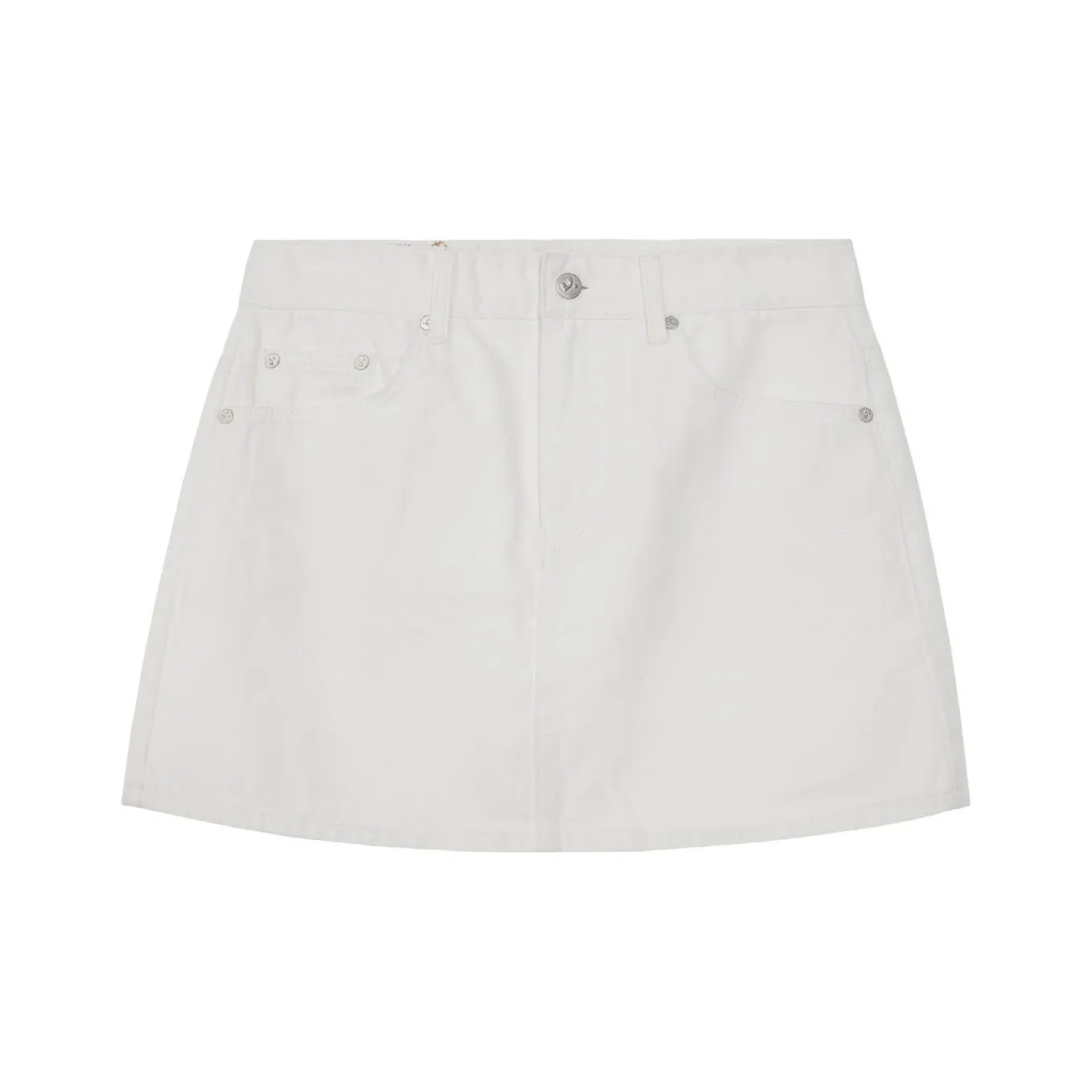 Rest&Recreation DENIM MINI SKIRT Denim Short Skirts Women's WHITE/White