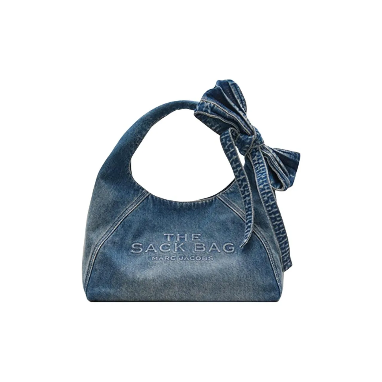 MARC JACOBS The Bow Denim Sack Bag